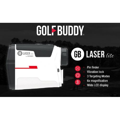  Golf Buddy Laser Lite Rangefinder with Magnetic Case, Compensated Slope, Golf Distance Range Finder, Fast, Clear & Accurate Measurement with Vibration Alert, 3 Targeting Mode, 6X M