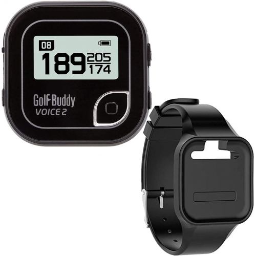  [아마존베스트]BUNDLE: 2016 Golf Buddy Voice 2 Golfbuddy Voice2 Easy-To-Use Talking GPS + Golf Buddy Wristband (White)