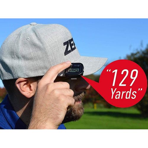  Golf Buddy Voice 2 Talking GPS Rangefinder, Long Lasting Battery Golf Distance Range Finder, Easy-to-use Golf Navigation for Hat