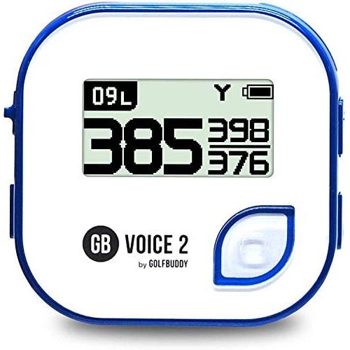  Golf Buddy Voice 2 Talking GPS Rangefinder, Long Lasting Battery Golf Distance Range Finder, Easy-to-use Golf Navigation for Hat