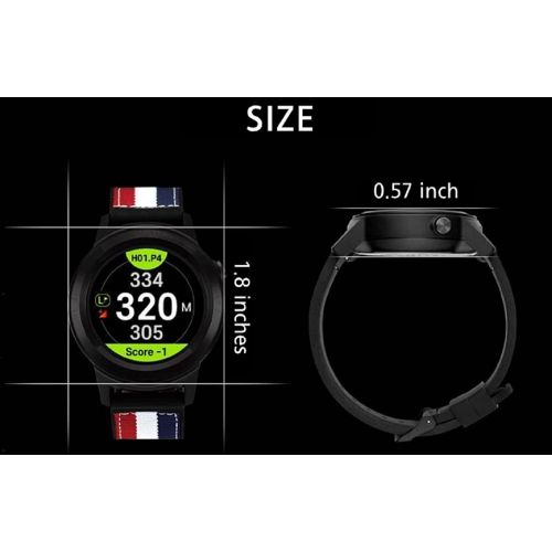  Golf Buddy Aim Golf GPS Watch, Premium Full Color Touchscreen, Preloaded with 40,000 Worldwide Courses, Easy-to-use Golf Watches