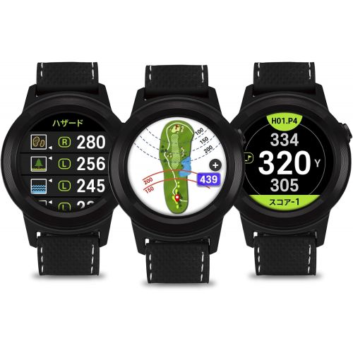  Golf Buddy Aim W11 Golf GPS Watch, Premium Full Color Touchscreen, Preloaded with 40,000 Worldwide Courses, Easy-to-use Golf Watches