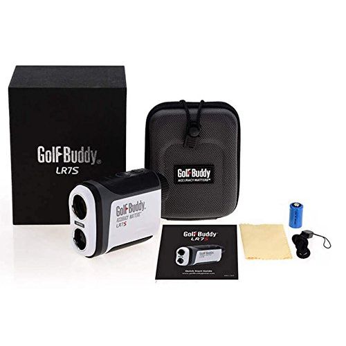  Golf Buddy LR7S Compact & Easy-to-Use Laser Rangefinder Slope Feature OnOff Function, WhiteBlack, Small