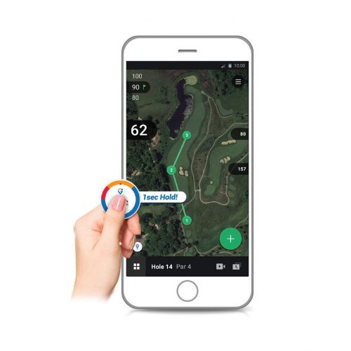  Golf Buddy Talking GPS Range Finder, Gray + Golfwith Connected Tracker