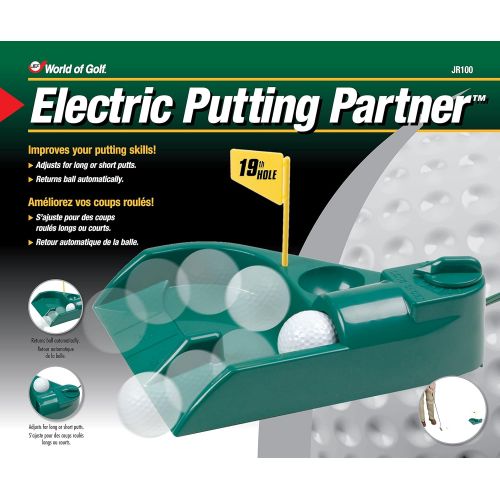  Golf Gifts & Gallery Electric Putting Partner, Black