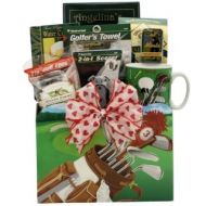 Golfing Around Themed Gift Basket