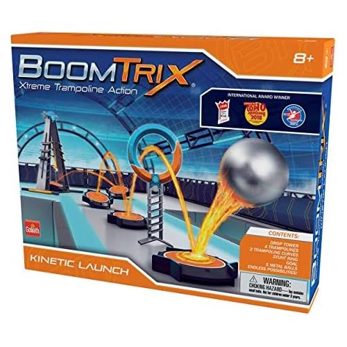  Goliath Boomtrix Kinetic Launch Kinetic Metal Ball Chain Reaction Stunt Kit - Fun - Educational - STEM