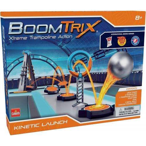  Goliath Boomtrix Kinetic Launch Kinetic Metal Ball Chain Reaction Stunt Kit - Fun - Educational - STEM