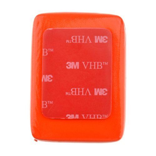  Goliton Floaty Float Box Sponge with 3M Adhesive Anti Sink for GoPro HD Hero 1 / Hero 2 / Hero 3 / Hero 3+/Hero4 /Hero5 /4 Session/5 Session XiaoYI Xiaomi- Red