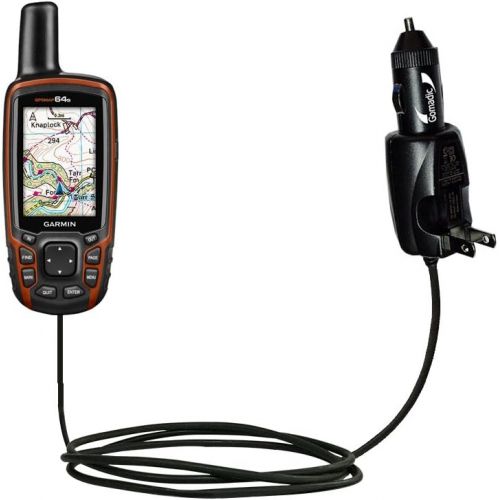  [아마존베스트]Unique Gomadic Car and Wall AC/DC Charger designed for the Garmin GPSMAP 64 / 64s / 64st  Two Critical Functions, One Great Charger (includes Gomadic TipExchange)