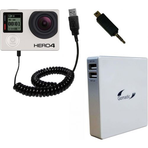  Gomadic High Capacity Rechargeable External Battery Pack Suitable for The GoPro Hero4 / Hero 4