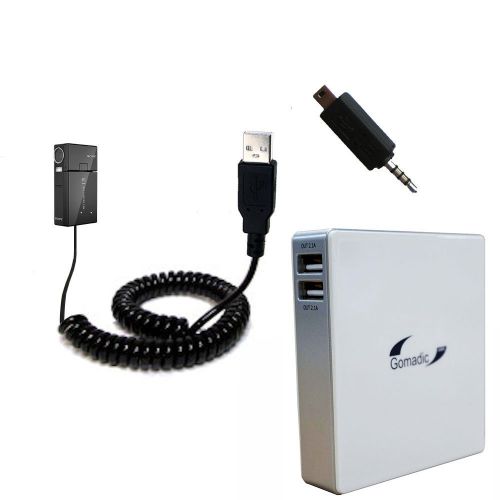  Unique Gomadic Portable Rechargeable Battery Pack designed for the Sony NSC-GC1 - High Capacity Gomadic charger that fits in your pocket