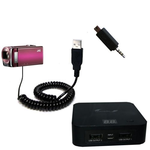  Unique Gomadic Portable Rechargeable Battery Pack designed for the JVC Everio GZ-HM880  HM890 - High Capacity Gomadic charger that fits in your pocket