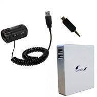 Gomadic High Capacity Rechargeable External Battery Pack suitable for the Panasonic HC-VX870/HC-VX878