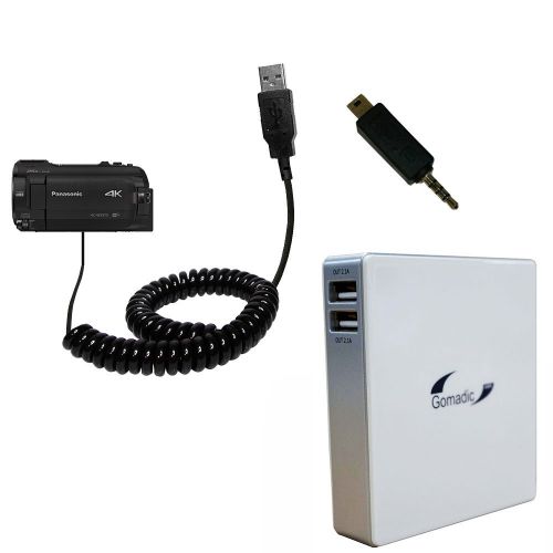  Gomadic High Capacity Rechargeable External Battery Pack suitable for the Panasonic HC-WX970HC-WX979