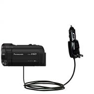 Advanced Gomadic 2 in 1 Auto  Car DC Charger Compatible with Panasonic HC-V770  HC-V777 with Foldable Wall AC Charging plug  Amazing design built with TipExchange Technology
