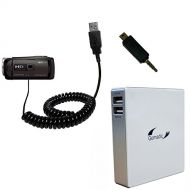 Gomadic High Capacity Rechargeable External Battery Pack suitable for the Sony HDR-PJ440/PJ440
