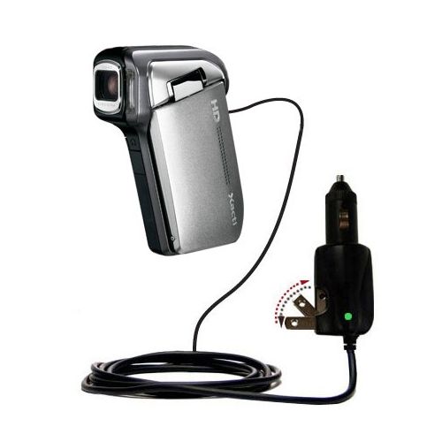  Unique Gomadic Car and Wall ACDC Charger designed for the Sanyo Camcorder VPC-HD700 VPC-HD800  Two Critical Functions, One Great Charger (includes Gomadic TipExchange)