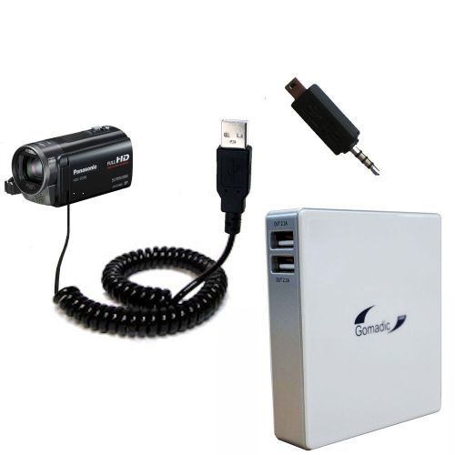  Unique Gomadic Portable Rechargeable Battery Pack designed for the Panasonic HDC-SD90 Camcorder - High Capacity Gomadic charger that fits in your pocket