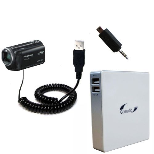  Unique Gomadic Portable Rechargeable Battery Pack designed for the Panasonic HDC-TM80 Camcorder - High Capacity Gomadic charger that fits in your pocket