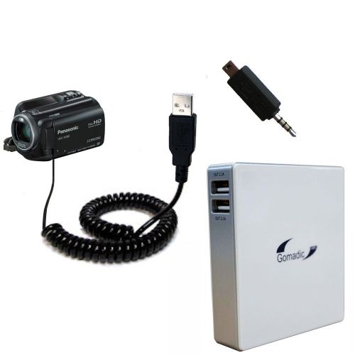  Gomadic High Capacity Rechargeable External Battery Pack suitable for the Panasonic HDC-SD80 Camcorder