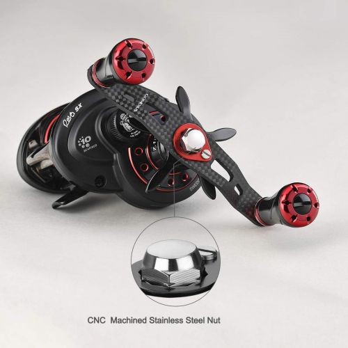  [아마존베스트]Gomexus Power Grip Compatible with Daiwa Abu Garcia Quantumn Kastking Carbon Baitcasting Reel 105mm