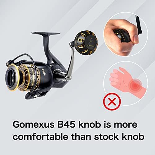  [아마존베스트]Gomexus Crank Knob Fishing Reel for Shimano Saragosa SW Spheros SW Biomaster SW Twin Power SW Stradic FK 5000 Spinning Reel Knob Direct Drilling Installation for Daiwa BG Penn Spin