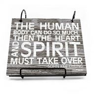 Gone For a Run BibFOLIO Race Bib Album | Bib Holder The Human Body Rustic