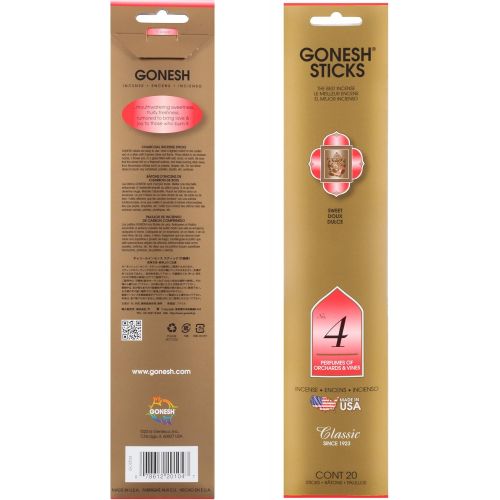  인센스스틱 Gonesh Classic Collection #4 Incense (4 Pack), 4 Piece