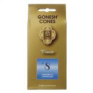 인센스스틱 Gonesh Incense Cones No.8, Perfumes of a Spring Mist, Black, 25 Piece