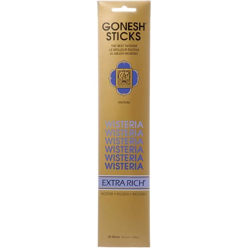  인센스스틱 Gonesh GOXRWI Extra Rich Collection Wisteria Incense Sticks, 20 Piece