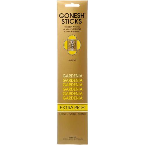  인센스스틱 Gonesh Incense Sticks Extra Rich Collection Gardenia, 20 Piece