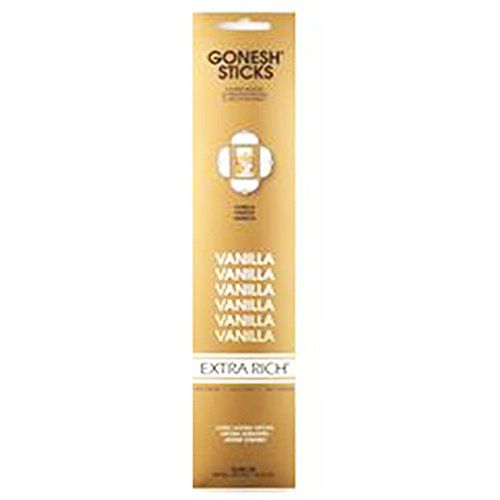  인센스스틱 Gonesh Incense Extra Rich- Vanilla (20 Sticks in 1 Pack) 2208114