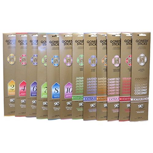  인센스스틱 Gonesh Incense Sticks, 12 Variety, 20 Sticks