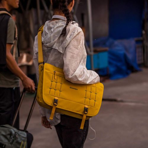  [아마존 핫딜]  [아마존핫딜]Gonex Messenger Bag Satchel 15 Inch Laptop Shoulder Bag Handbag Briefcase for Men Women for School Work Travel Business College Outdoor