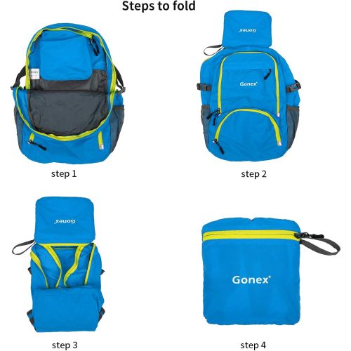  Gonex Ultralight Handy Travel Backpack Packable Daypack 20L