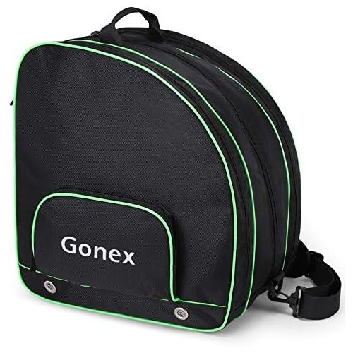  Gonex Upgraded Skate Bag for Inline Skates Roller Skates Quad Skates Ice Skates Ski Boots Helmet and Protective Gears with Multiple Pockets for Women Men Girls Boys