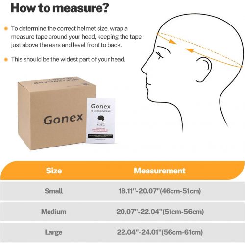  Gonex Skateboard Helmet for Kids Youth Adult, Skate and Skateboarding Helmet Protective Gear with Removable Liner for Skating Scooter Cycling Rollerblading Roller Skates