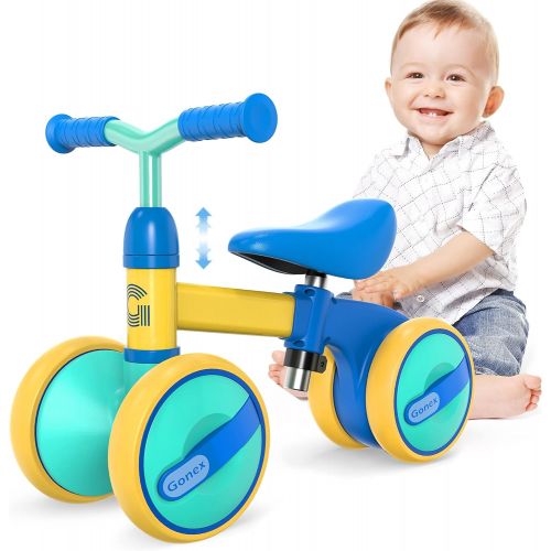  Gonex Baby Balance Bike 12-36 Month - Riding Toys for 2 Year Old Boys Girls, Cute Toddler Bike Adjustable Seat & No Pedal, Perfect First Birthday Gifts