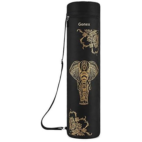  [아마존베스트]Gonex Yoga Bag, Yoga Mat Bag, Full Zip, Robust Waterproof Yoga Mat Carry Bag with Adjustable Shoulder Strap