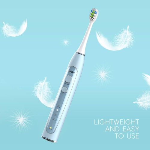  GooBang Doo Travel Electric Toothbrush with UV Sanitizer Charging Case, ABOX Sonic Rechargeable Electric...