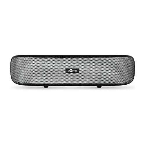  Goobay Cabstone SoundBar Stereo Speaker with USB Plug n Play and AUX in, black