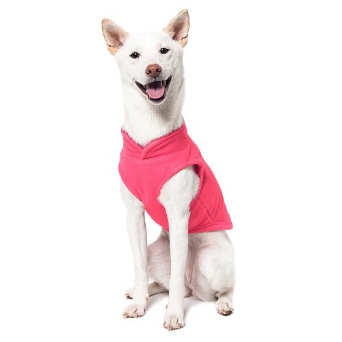  Gooby - Fleece Vest, Small Dog Pullover Fleece Jacket with Leash Ring