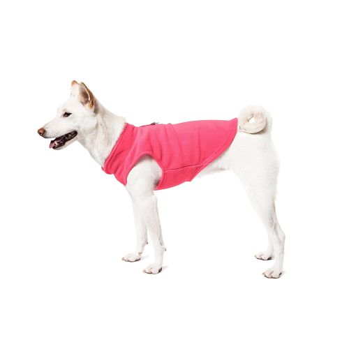  Gooby - Fleece Vest, Small Dog Pullover Fleece Jacket with Leash Ring