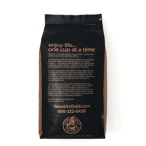  Tanzania Peaberry Coffee - Good As Gold Coffee Roasters - 5lb Whole Bean
