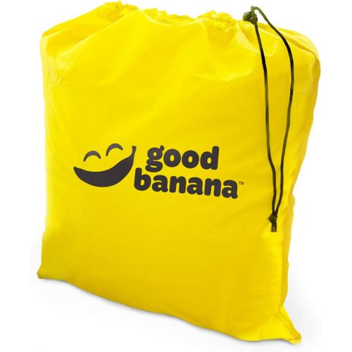  [아마존베스트]Good Banana Dream Floaties - Kids Inflatable Sleepover Bed, Toddler Travel Bed, Portable Kids Air Mattress, Blow Up Airbed with Electric Pump for Kids, Toddler, Camping, Traveling