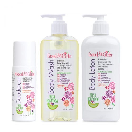  Good For You Girls Body Care Set, Body Wash, Body Lotion, Deodorant, Kids, Pre-Teens, Teens,...