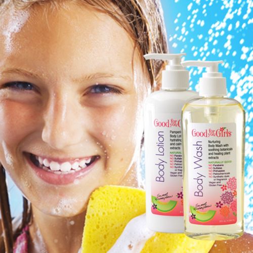  Good For You Girls Body Care Set, Body Wash, Body Lotion, Deodorant, Kids, Pre-Teens, Teens,...