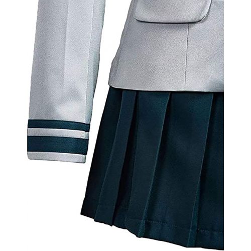  할로윈 용품Good Friend Mha Cosplay Bnha Cosplay My Hero Academia Ochaco Uraraka Cosplay Costume Ochako/Tsuyu Blazer Suit School Uniform