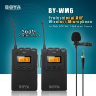 Good Mic BOYA by-WM8 Pro-K2 UHF Wireless Microphone System Audio Recorder Compatible for Canon Nikon DSLR Camcorder